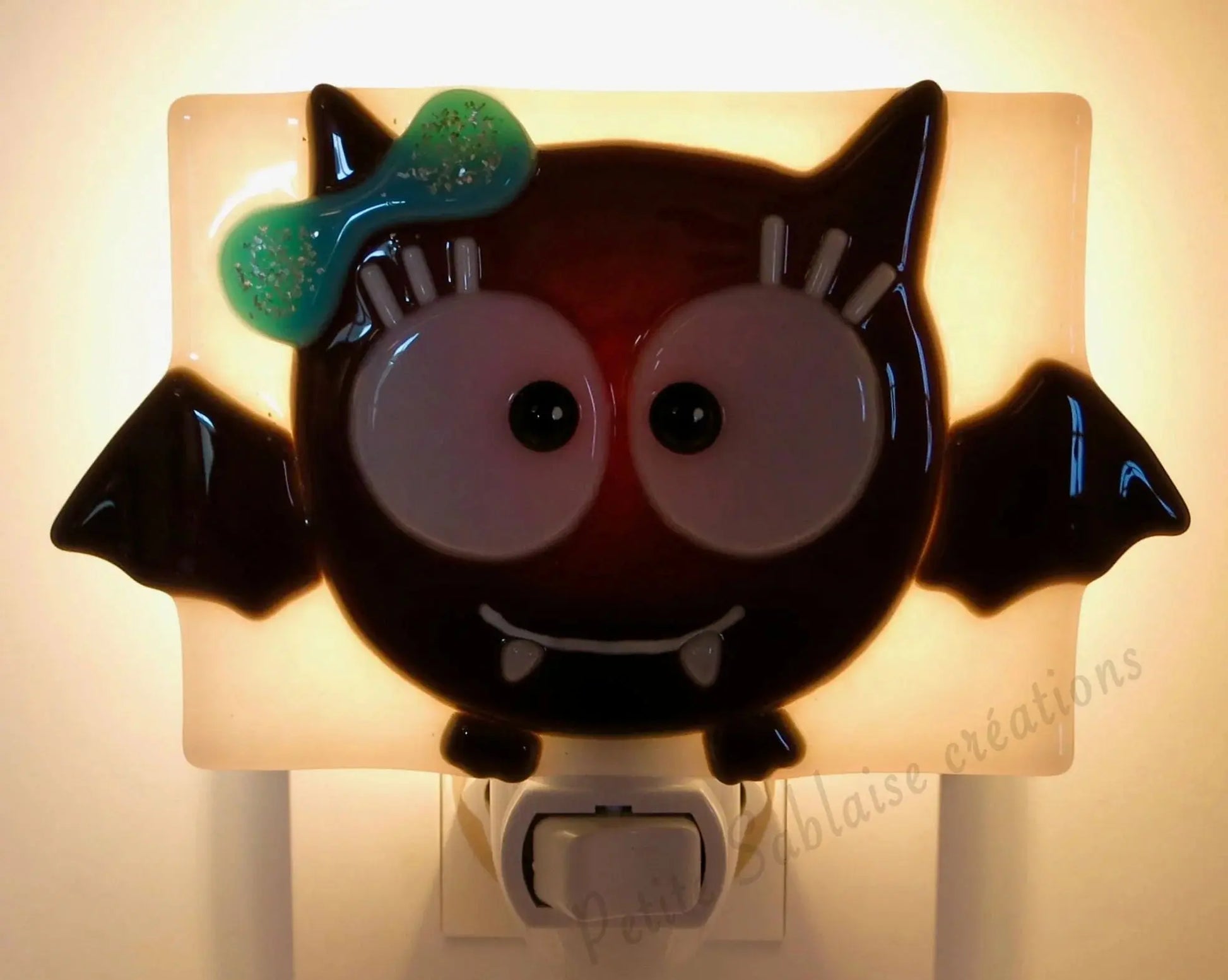 Veilleuse pour Enfant Mauricette, la chauve-souris ✨ - Petite Sablaise