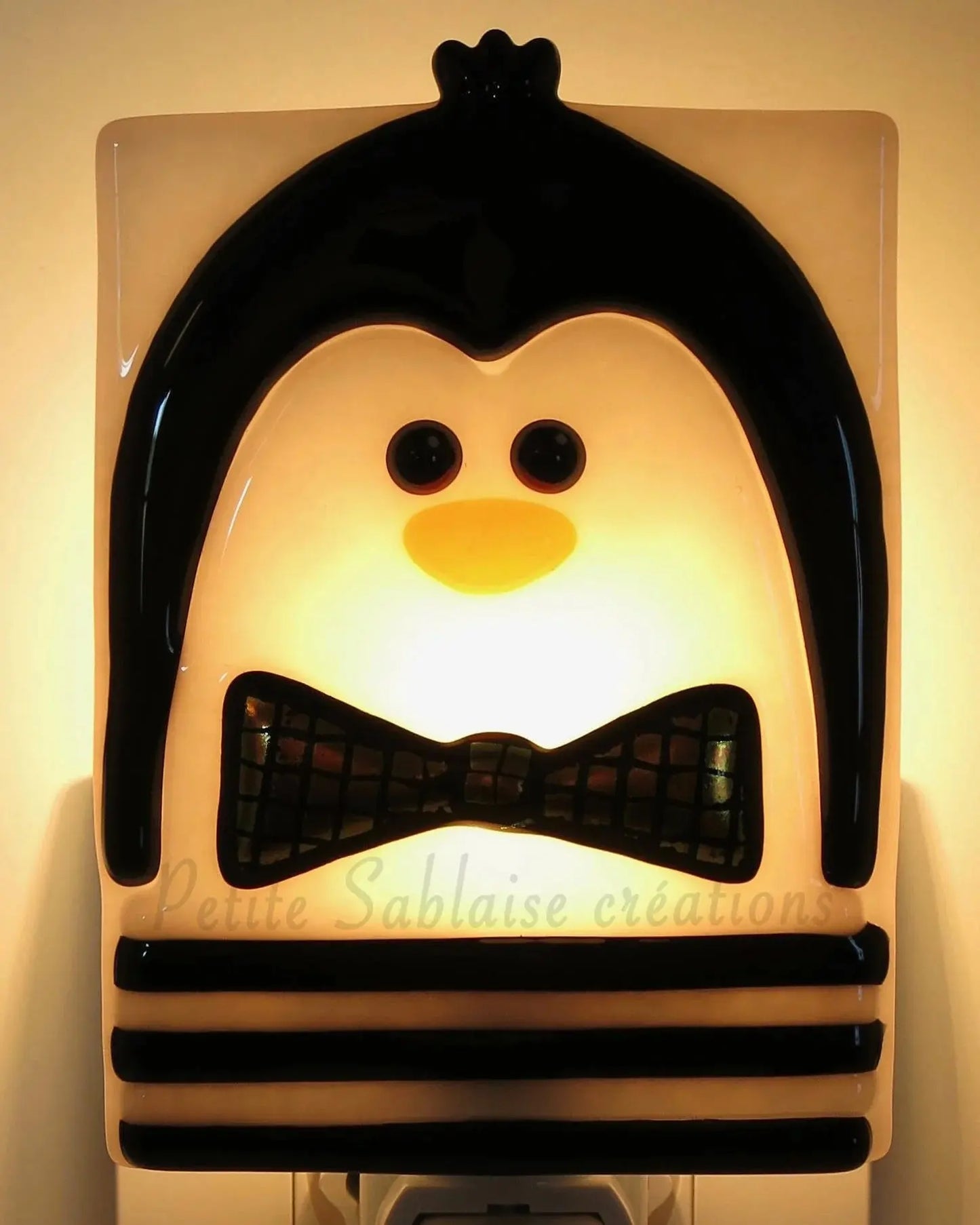 Veilleuse pour Enfant Napoléon, le pingouin 🐧 - Petite Sablaise