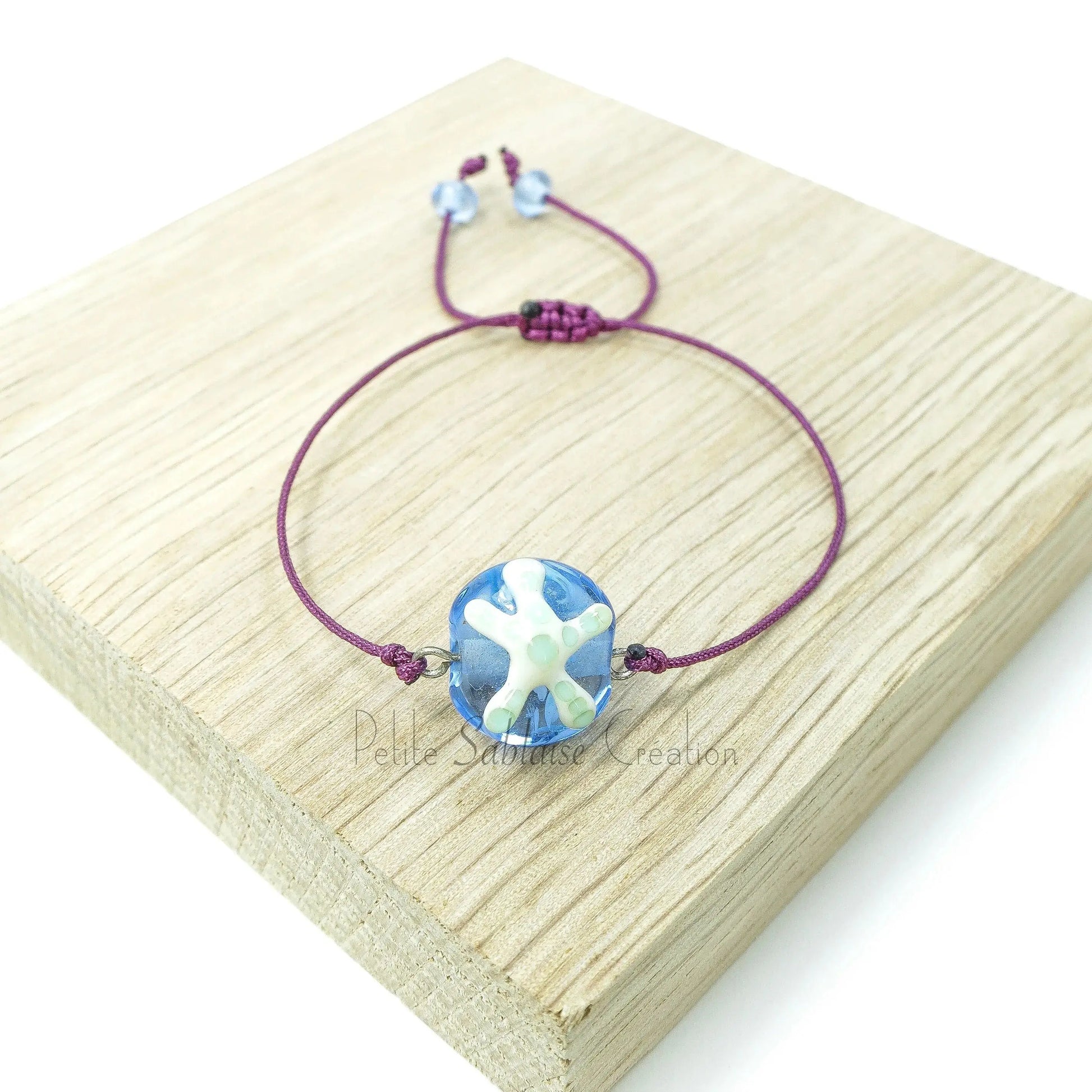 Bracelet Artisanal réglable "Etoile de Mer" - Petite Sablaise