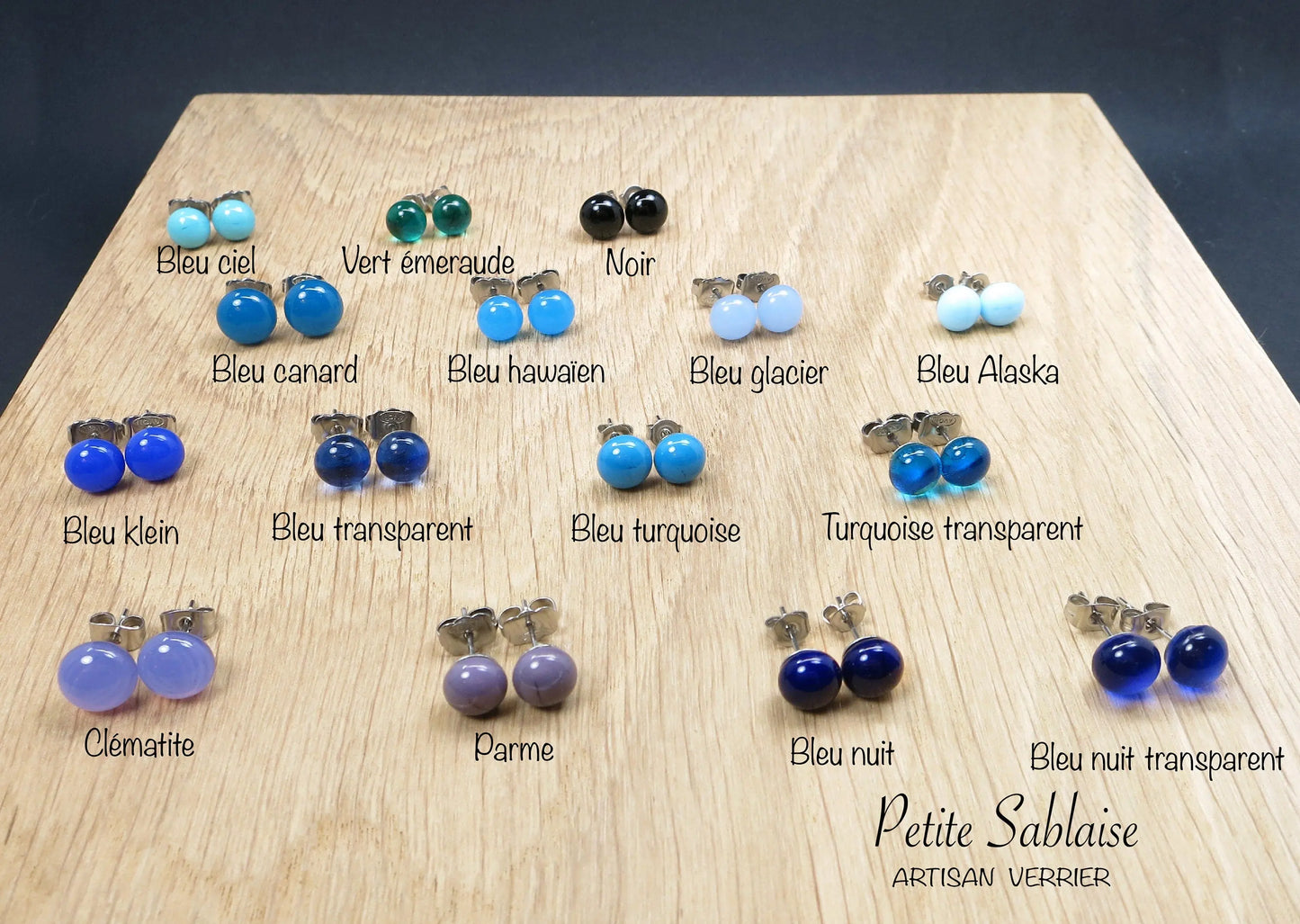 Boucles d'Oreilles Fantaisie Hypoallergénique - Petite Sablaise