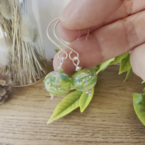 Vidéo Boucles d'oreilles Fantaisies en Argent "Un air de Printemps"